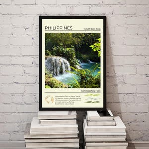 Philippines Real Photo - Philippines Picture - Philippines Art - Philippines Poster - Philippines Siquijor Island - Travel Photo - Waterfall
