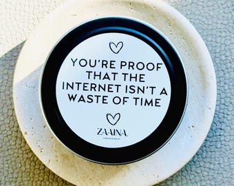 Personalized Valentines Gift, Funny Valentines Gift for Her, Anniversary Couple's Gift, Funny Candle Gift for Him, Gift for Husband,