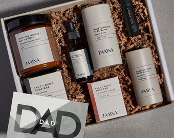 Personalized Dad Care Package, Must Have Father's Day Present, Unique Gift Ideas for Dad, Pampering Dad Spa Box, Men's Self Care Package
