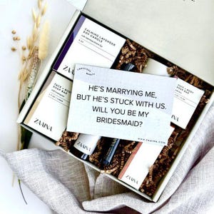 Custom Bridesmaid Proposal Box, Personalized Bridesmaid Gifts, Be My Bridesmaid, Can&#39;t Say I Do Without You, Funny Bridal Party Gift,