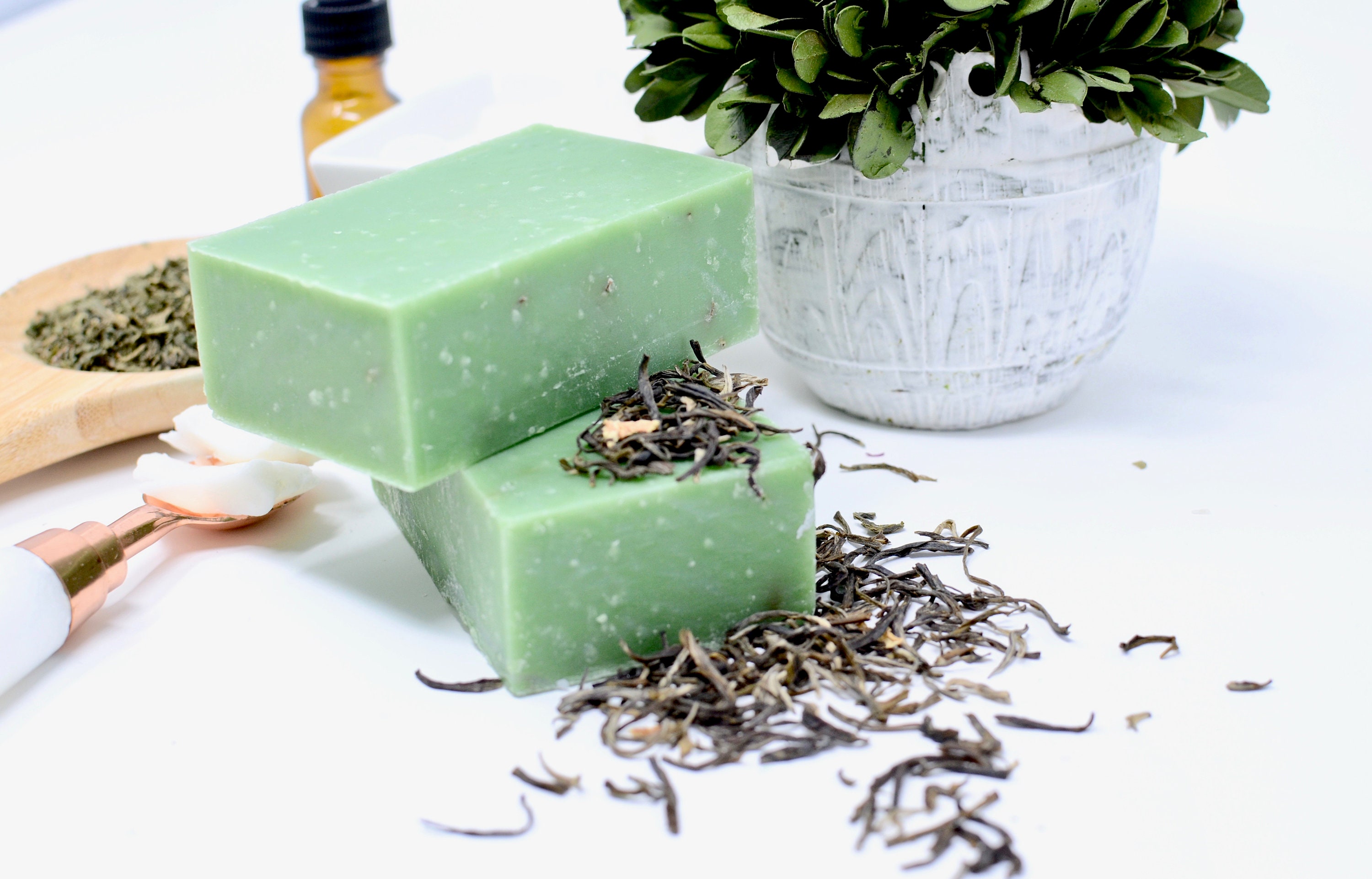 Rosemary Tea Tree Eucalyptus Soap Hot Process Soap Homemade Etsy