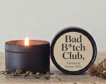 Funny Friends Candle Gift, Bridesmaid Gifts, Best Friend Gifts for Her, Friends Birthday Gift, Bridal Shower Party Favors, Sassy Candle Gift