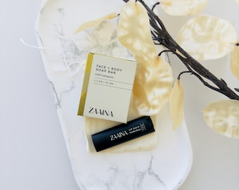 Mini Spa Gift Bulk Set of 10, Gifts for Coworkers, Secret Santa Office Gift for Women, Natural lip balm and Soap Gift, Holiday Gift Exchange