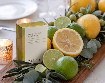 Fresh Wedding Citrus Soap Favors, Lemon Lime Soap Favors, Retro Wedding Theme Favors, Colorful Wedding Favors, Soap Favors for Wedding,