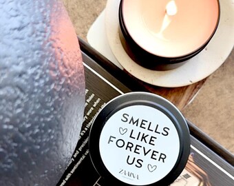 Valentine's Day Candle, Forever Us Gift, Smell Like Personalized Candle, Couples Gift, Gift for Him, Gift for Her, Gift for Husband