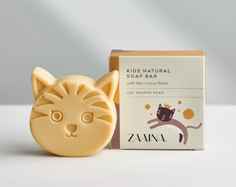 Easter Gifts for Kids, Cat Soap Under 10, Kids Birthday Party Favors, Personalized Gift for Kids, Christmas Stocking Stuffer for Kids,