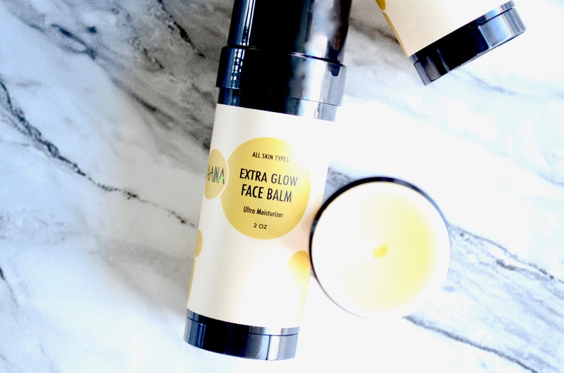 Vegan Face Balm Moisturizer Face Hydrating Cream Face Etsy