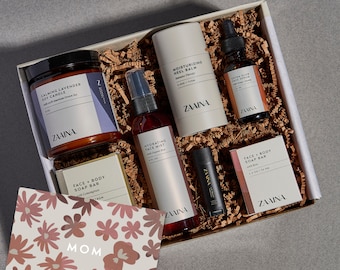 Gift Box for Mom , Organic Self Care Spa Gift Box, Gift Box for Grandma, Mom Gift Set, Daughter to Mother Gift, Gift Set for Mom, Mom Gifts