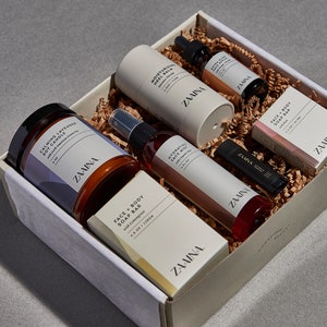 Soothing Spa Essentials Box, Unwind and Relax with Self Care, Stress Relief Pampering Set, Ultimate Comfort Relaxation Gift Set, Pamper Kit