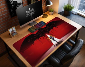 ULTRAKILL V1 Boss Battle Mouse Pad - Retro FPS Desk Mat