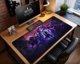 Solo Leveling Shadow Army Mouse Pad – Sung Jin-Woo Gaming Desk Mat with Dark Fantasy Artwork, Anime Fan Gift