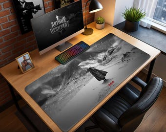 Berserk Guts Mouse Pad - Dark Fantasy Anime Desk Mat, Black Swordsman Gaming Mousepad, Seinen Manga Otaku Gift