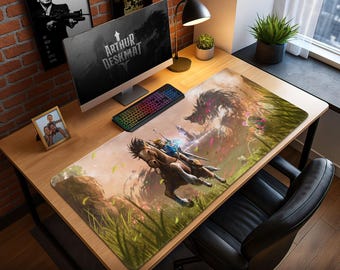 Zelda Mouse Pad – Hyrule Inventory Gaming Desk Mat