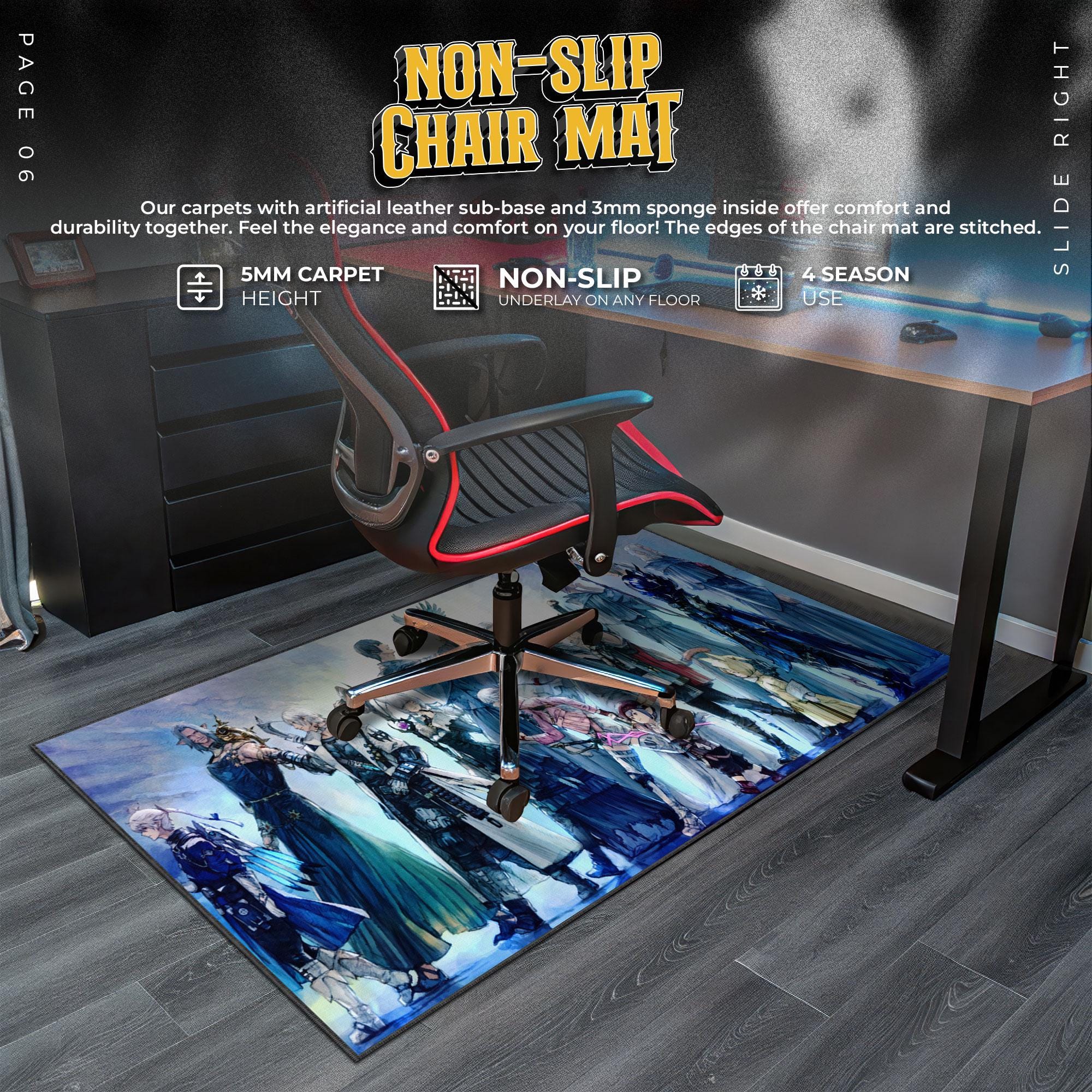 FFXIV Desk Mat – Final Fantasy XIV Characters, Gaming Mouse Pad - Etsy