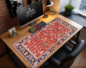 Vintage Persian Rug Mouse Pad – Oriental Desk Decor