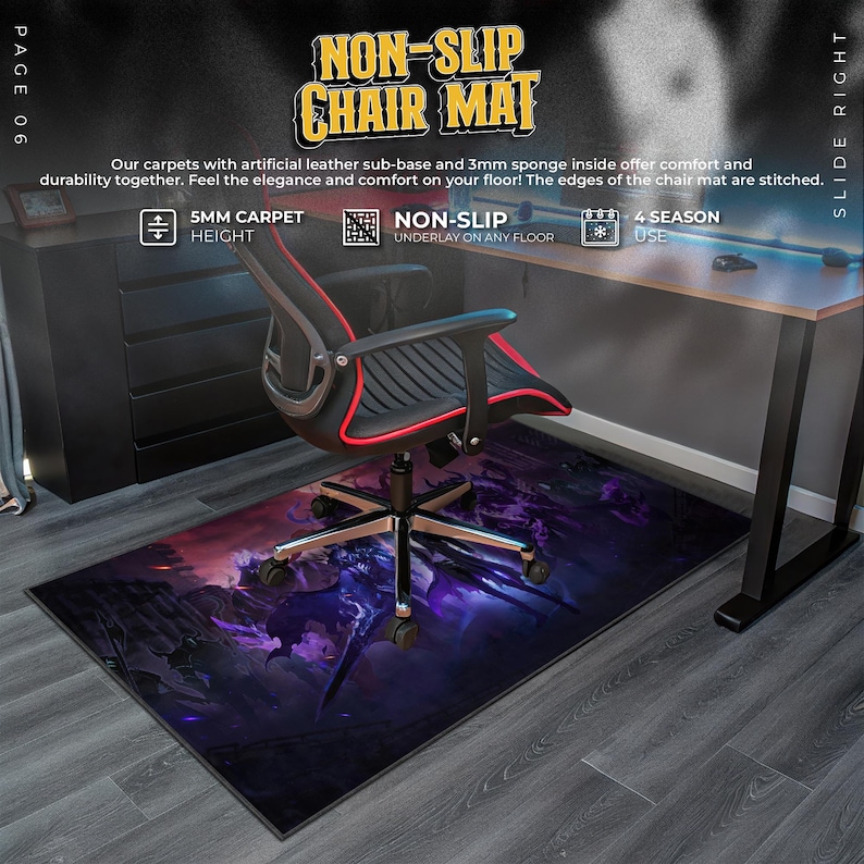 Solo Leveling Shadow Army Mouse Pad – Sung Jin-Woo Gaming Desk Mat with Dark Fantasy Artwork, Anime Fan Gift
