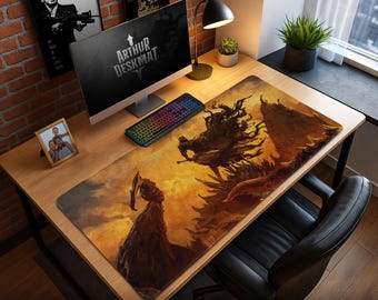 Berserk Anime Mouse Pad – Guts Warrior, Dark Fantasy Desk Decor