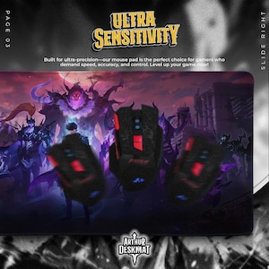 Solo Leveling Shadow Army Mouse Pad – Sung Jin-Woo Gaming Desk Mat with Dark Fantasy Artwork, Anime Fan Gift