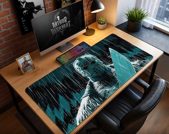 Friday the 13th Jason Mouse Pad – Horror Gaming Desk Mat