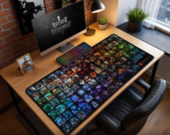 Dota 2 Heroes Mouse Pad – Esports Gaming Desk Mat