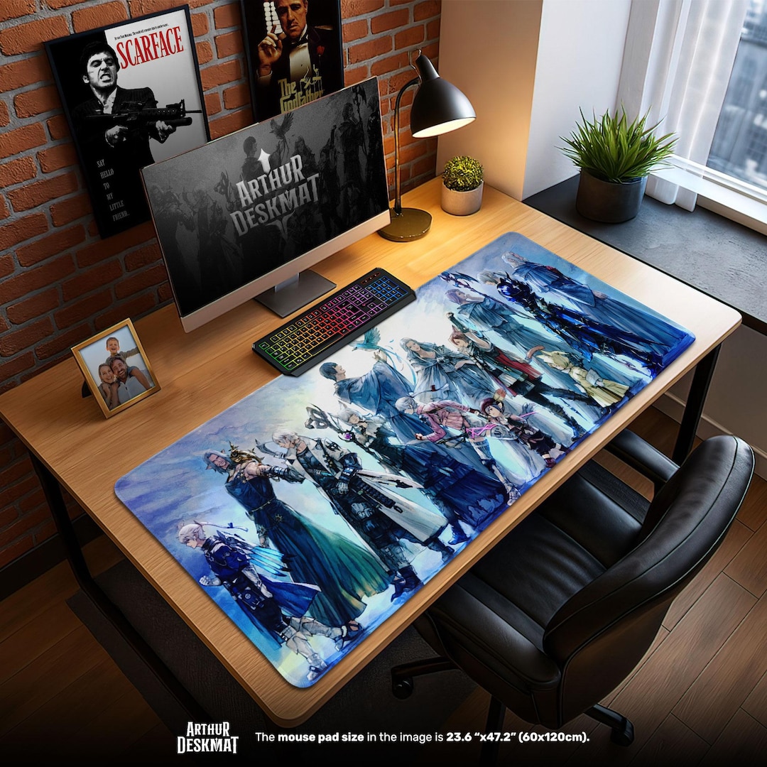 FFXIV Desk Mat – Final Fantasy XIV Characters, Gaming Mouse Pad - Etsy