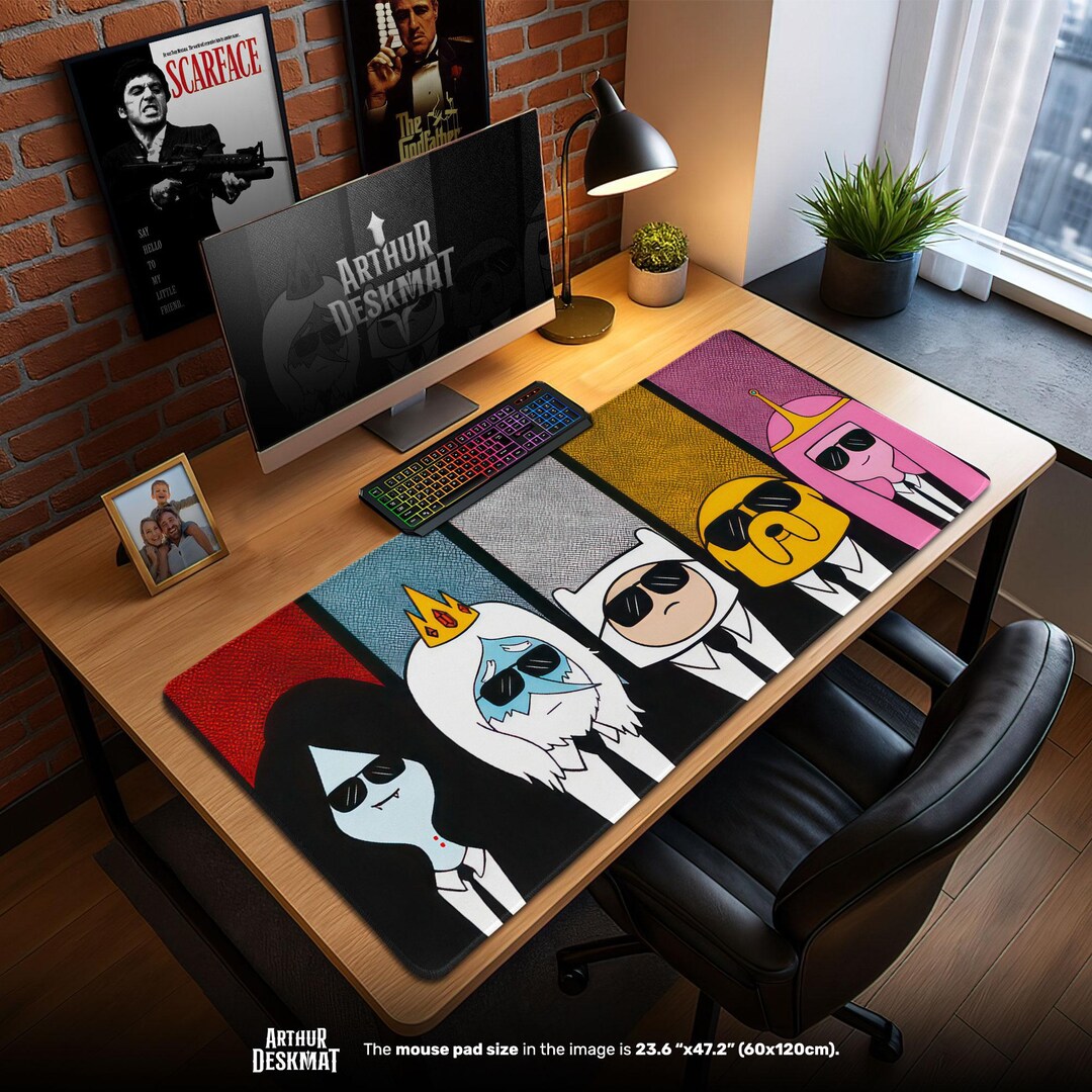 Adventure Time Desk Mat – Cartoon Network Gaming Mouse Pad - Etsy