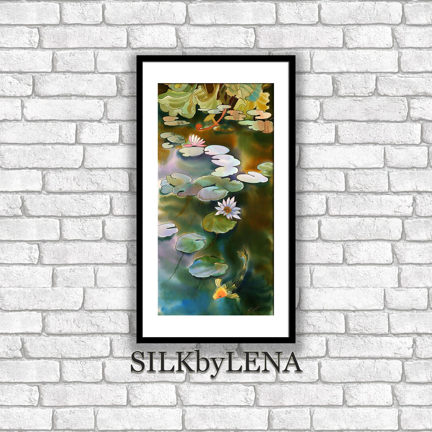 Acrylic Painting Koi Fish Painting Fine Art Print Of Original Etsy Acrylic Painting Koi Fish Painting Fine Art Print Of Original Etsy