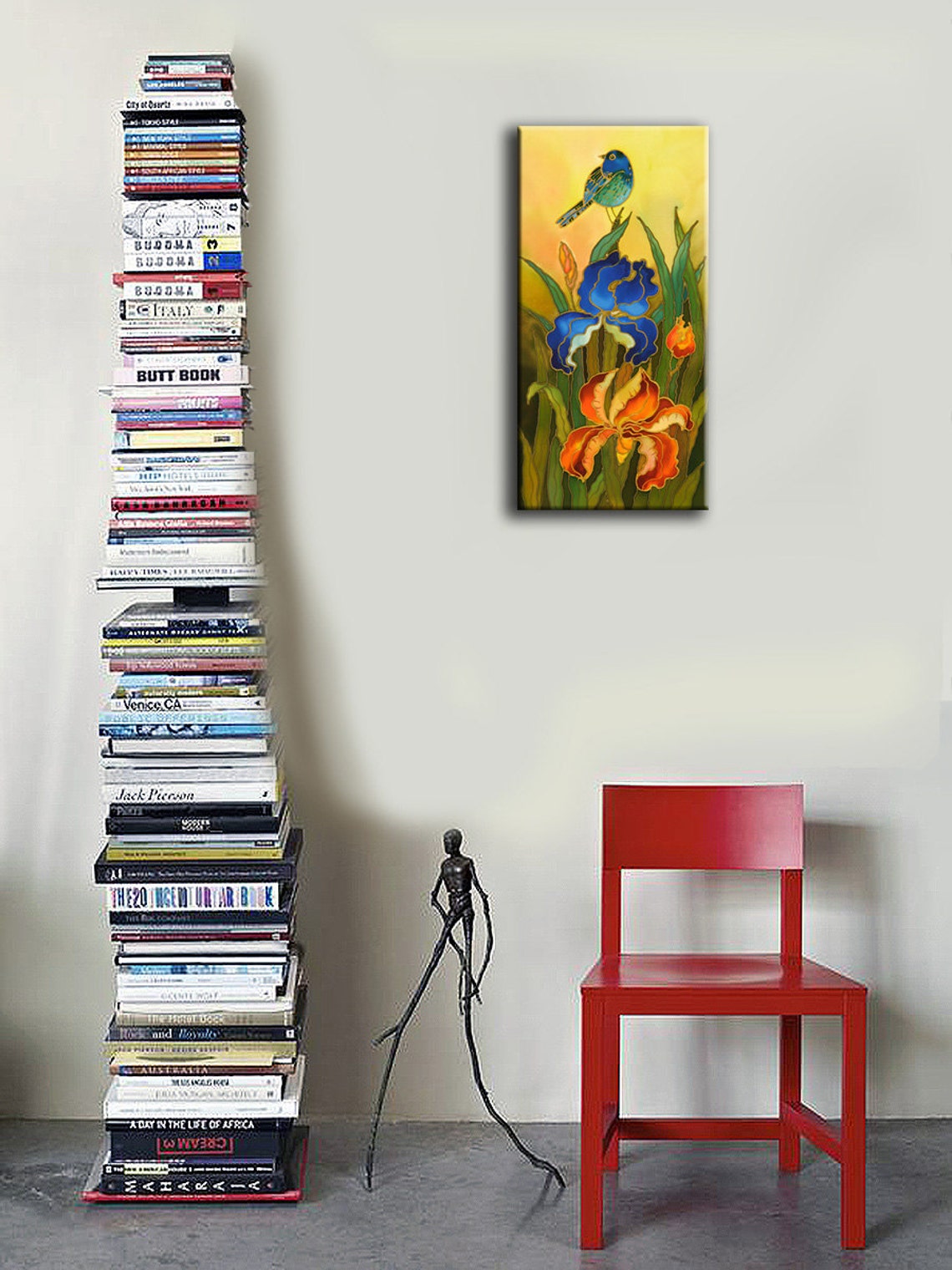 ORIGINAL Painting Silk Painting Acrylic Etsy