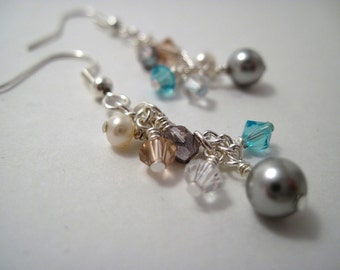 Sweet & Sparkly Swarovski Necklace and Earrings Set REDUCED PRICE