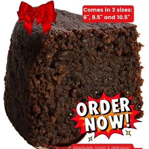 Personalized Jamaican Rum Fruit Cake I Caribbean Black Cake - Ship Locally and Internationally