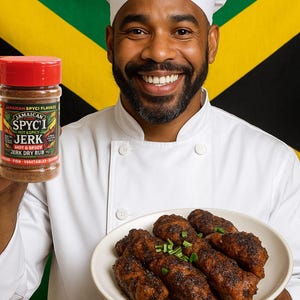 Condimento Jerk Jamaicano: Adobo seco picante y ahumado del Caribe | Ideal para rellenar calcetines navideños