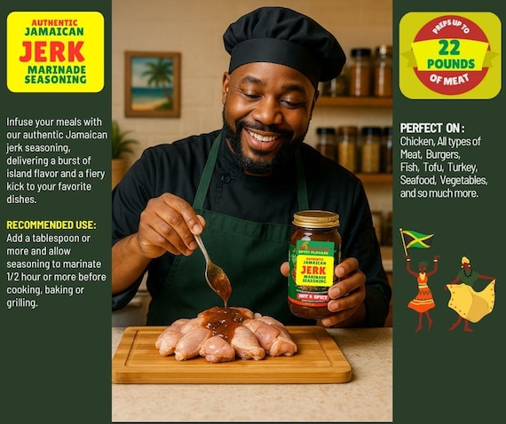 Spicy Jamaican Jerk Marinade: Authentic Scotch Bonnet Pepper Blend