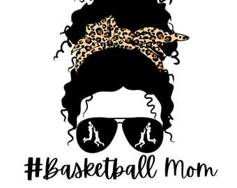 Vida de mamá de baloncesto PNG SVG