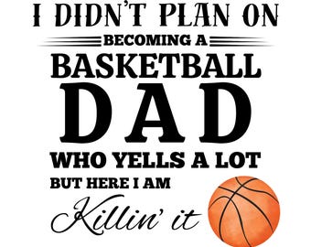 Baloncesto png svg: Papá del baloncesto arrasando (Archivo digital)