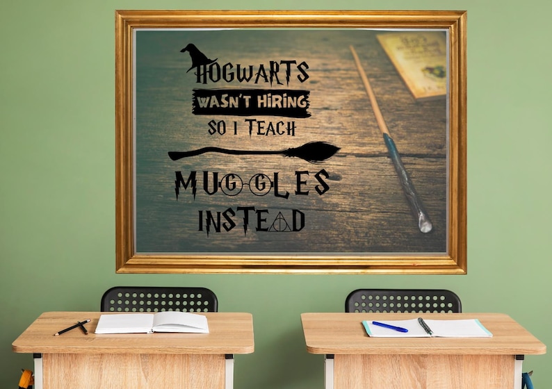 Muggle Text Hogwarts Teacher of Muggles Png Svg Harry Potter (digital File) - Etsy