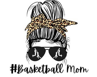 Vida de mamá de baloncesto PNG SVG
