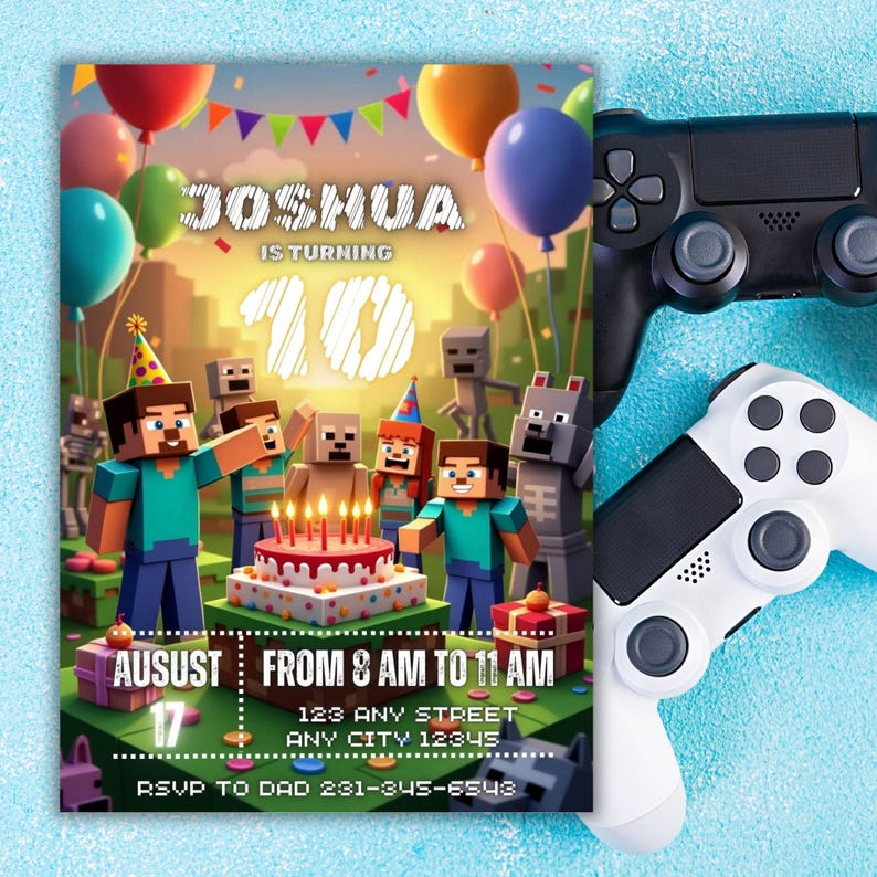 Minecraft Birthday Invitation Template, Gamer Party Card, Editable Canva, Pixel Block Game Theme, Printable Kids Invite, Instant Download, Minecraft Birthday Invitation Template, Gamer Party Card, Editable Canva, Pixel Block Game Theme, Printable Kids Invite, Instant Download, Minecraft Birthday Invitation Template, Gamer Party Card, Editable Canva, Pixel Block Game Theme, Printable Kids Invite, Instant Download, Minecraft Birthday Invitation Template, Gamer Party Card, Editable Canva, Pixel