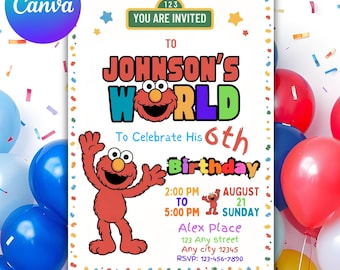Editable Birthday Invitation | Birthday Invitation | Template Editable-Printable | For Boy and Girl Kids invitation, Invite Instant Download