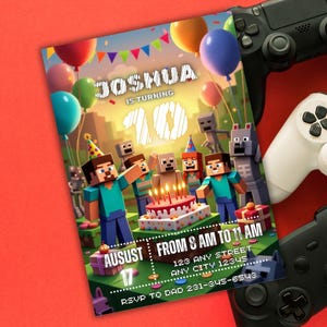 Minecraft Birthday Invitation Template, Gamer Party Card, Editable Canva, Pixel Block Game Theme, Printable Kids Invite, Instant Download, Minecraft Birthday Invitation Template, Gamer Party Card, Editable Canva, Pixel Block Game Theme, Printable Kids Invite, Instant Download, Minecraft Birthday Invitation Template, Gamer Party Card, Editable Canva, Pixel Block Game Theme, Printable Kids Invite, Instant Download, Minecraft Birthday Invitation Template, Gamer Party Card, Editable Canva, Pixel