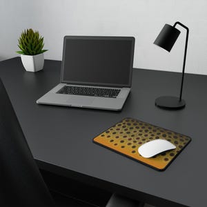 Mouse Pad, Brown Trout Fly Fisherman Non-Slip Gaming Mousepad, Fishermen Gift, Office Desk Mat, Artsy Bright Mouse Pad