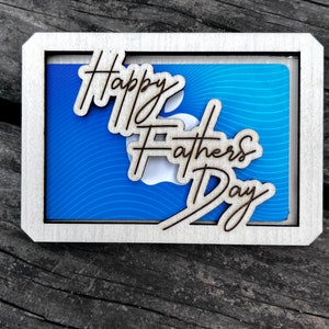 Porte-cartes personnalisé pour la fête des pères, cadeau pour un papa, porte-monnaie personnalisé pour grand-père, grand-père, cadeau en argent pour la fête des pères