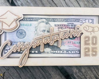 Personalized Graduation Money Holder 2026 Graduation Money Holder Cash Gift Card Custom Keepsake Graduation 2026