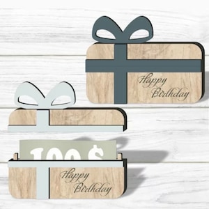Porte-monnaie cadeau d'anniversaire personnalisé Porte-cartes cadeau personnalisé, Porte-monnaie d'anniversaire, Cadeau d'anniversaire, Personnalisation sur mesure