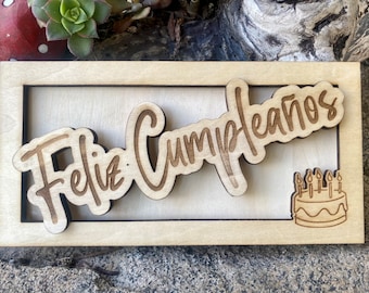 Feliz Cumpleaños Gift Money Holder Birthday Gift Cash Holder Birthday Gift for Her Gift For Him Custom