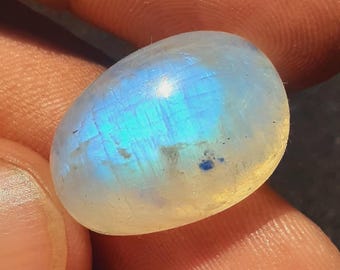 Rare Royal Blue MoonstoneMoonstone Cabochon: Polished Moonstone Crystals