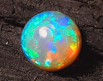 Ethiopische vuuropaal cabochon AAAA+ kwaliteit - 9 mm ovale edelsteen