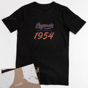 Legends Are Born In 70th Birthday T Shirt, Funny 70th Gift For Him, Seventieth Birthday Shirt, Vintage 70 Years Old Tee, Men&#39;s 70th Top