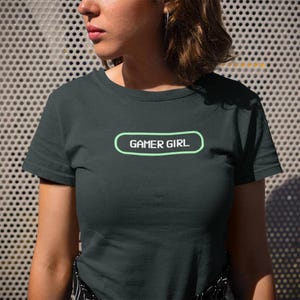 Retro Gamer Girl T Shirt, Gaming Shirt For Women, Gamer Gift For Her, Funny Video Game Tee, Vintage Gaming Top, Cute Gamer Girl T Shirt