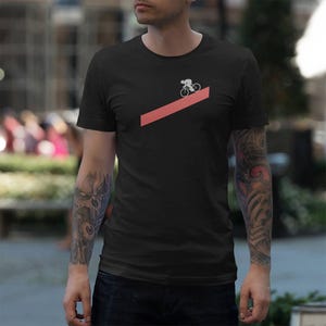 Cyclist T Shirt For Men, Cycling Gift For Him, Mountain Bike Graphic Tee, Road Biker Shirt, Funny Bicycle T Shirt, Gift For Cyclist