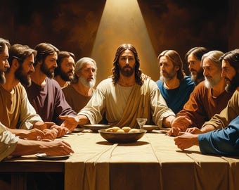 The Last Supper Art Print – Classic Christian Wall Decor (Digital Download)